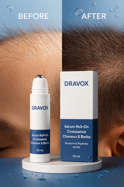 Sérum au Romarin – Fortifiant Naturel pour la Pousse des Cheveux et de la Barbe (Roll-On Massage)
