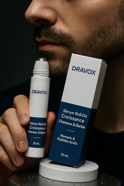 Sérum au Romarin – Fortifiant Naturel pour la Pousse des Cheveux et de la Barbe (Roll-On Massage)