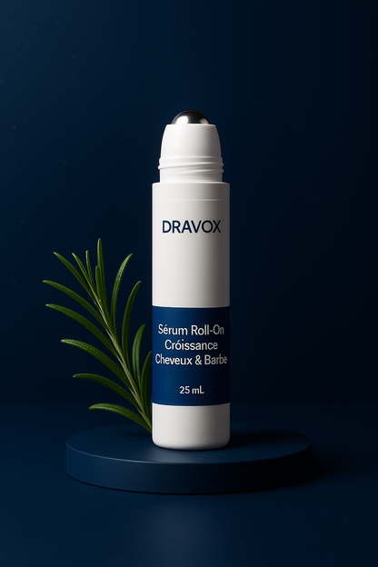 Sérum au Romarin – Fortifiant Naturel pour la Pousse des Cheveux et de la Barbe (Roll-On Massage)